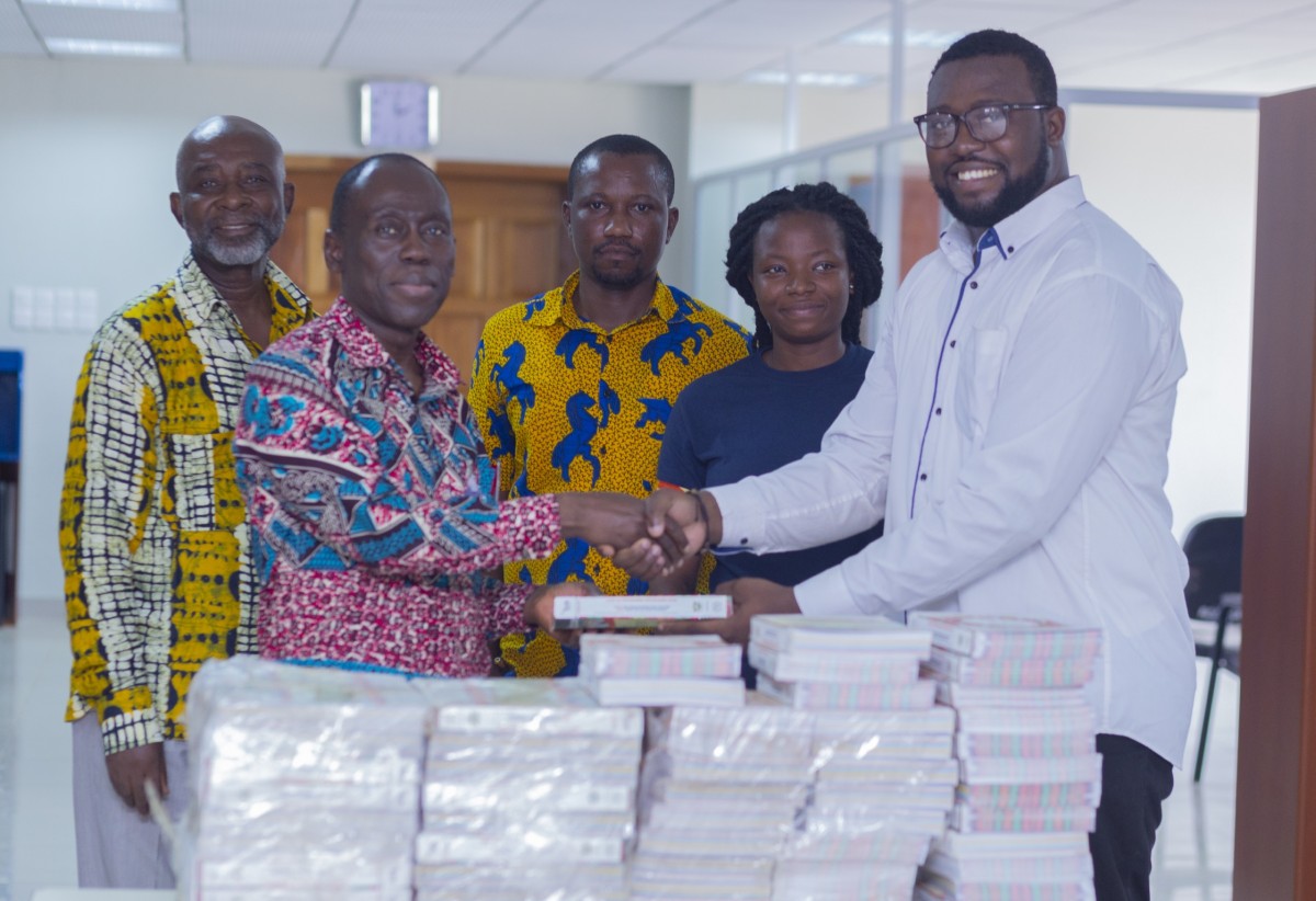 Society for AIDS in Africa (SAA) donates ICASA 2017 Abstract Books to PUC -  Pentecost University